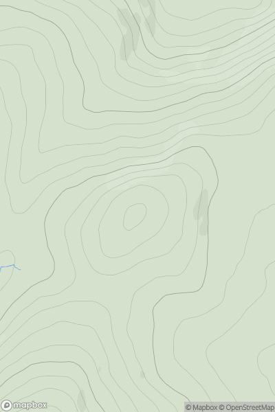 Thumbnail image for Beinn Bhreac NE Top [Glen Tromie to Glen Tilt] showing contour plot for surrounding peak